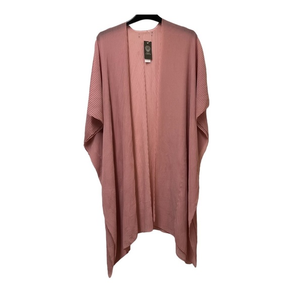 Vince Camuto Other - Vince Camuto Sheer Pink Pleated Coverup NWT